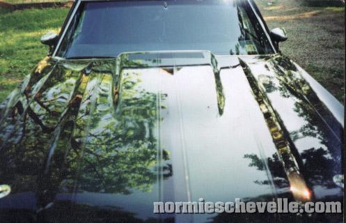 old paint on the chevelle